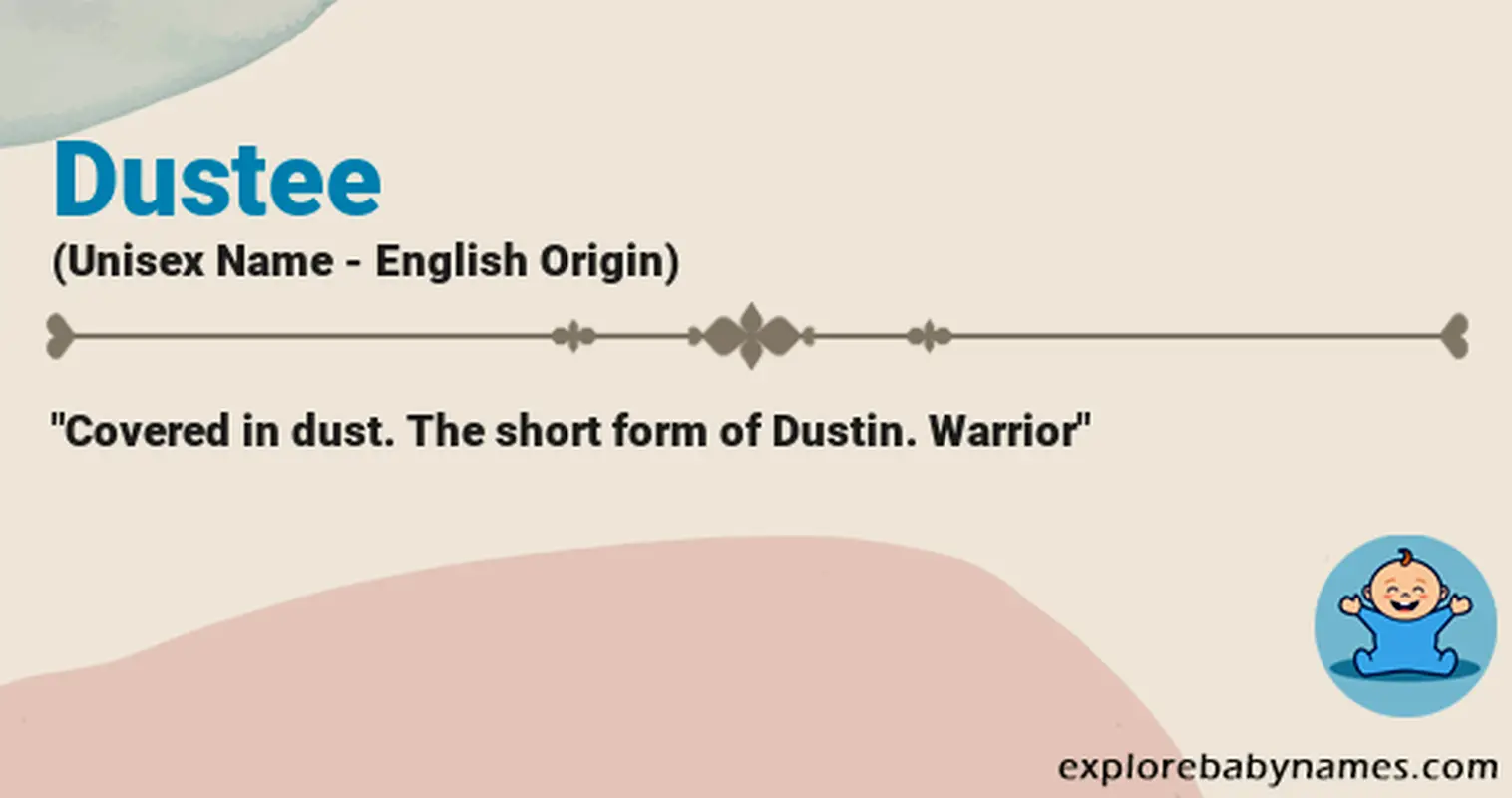 Meaning of Dustee