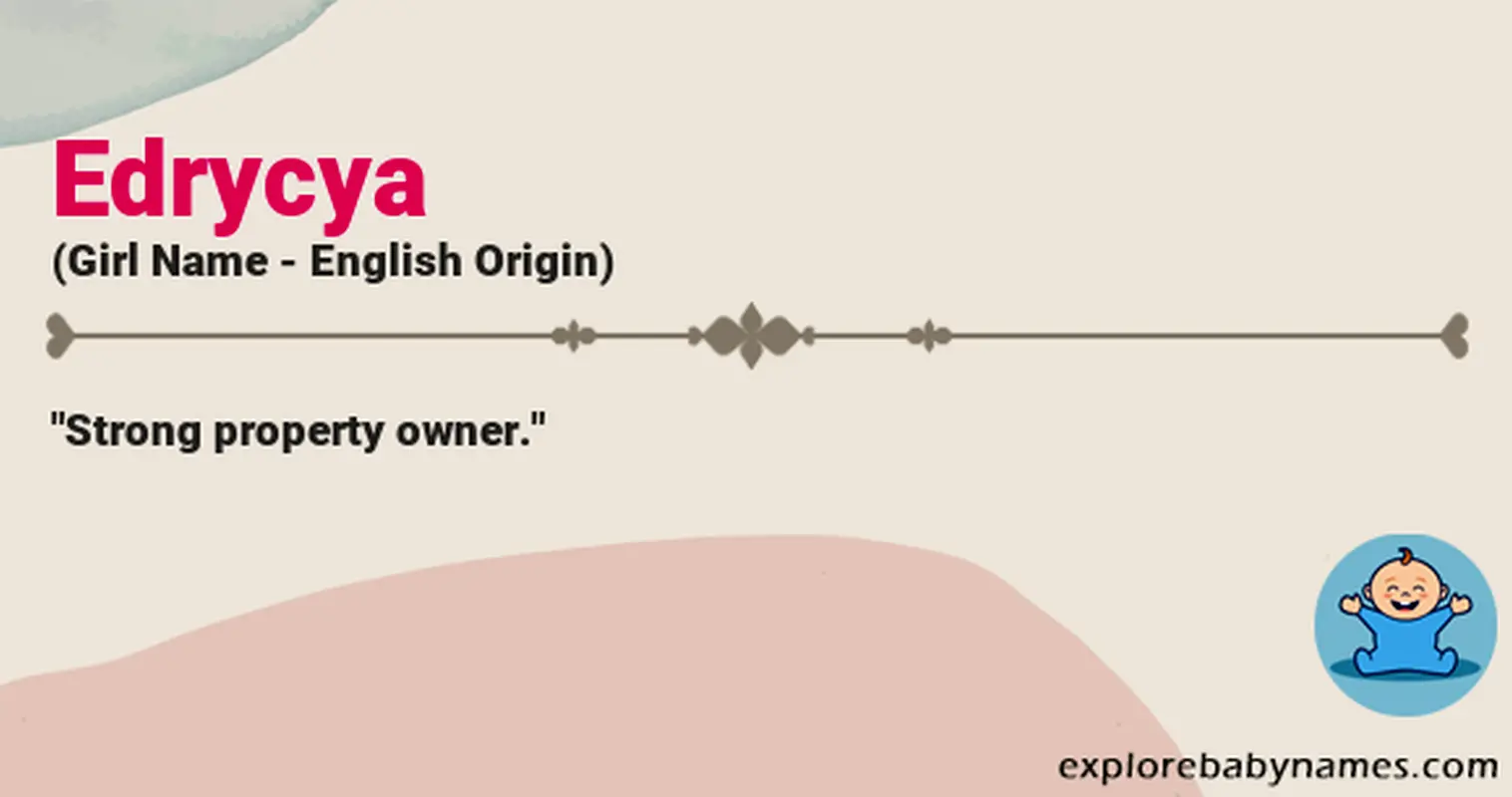Meaning of Edrycya