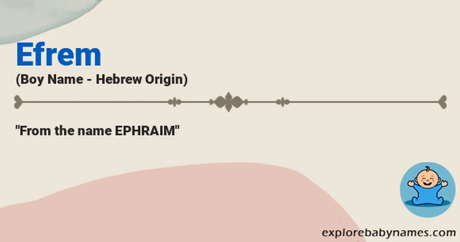 Meaning of Efrem