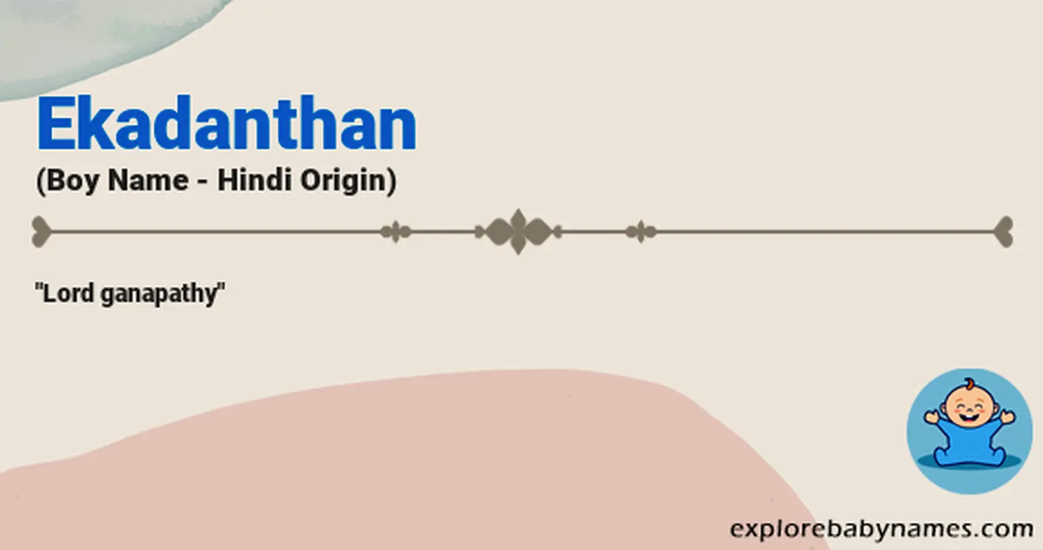 Meaning of Ekadanthan