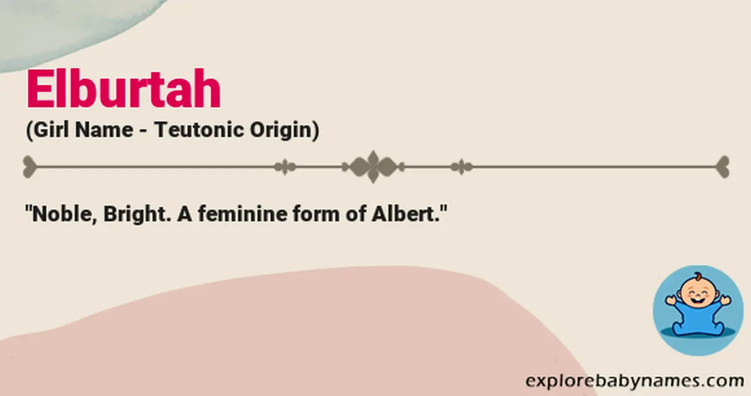 Meaning of Elburtah