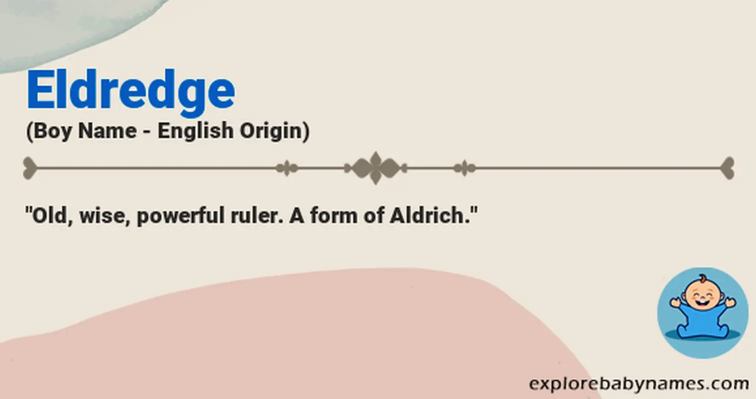 Meaning of Eldredge