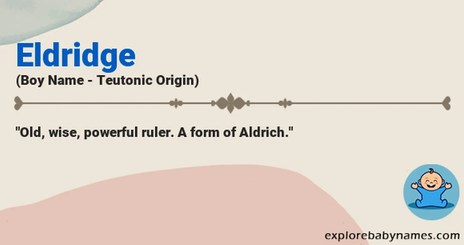 Meaning of Eldridge