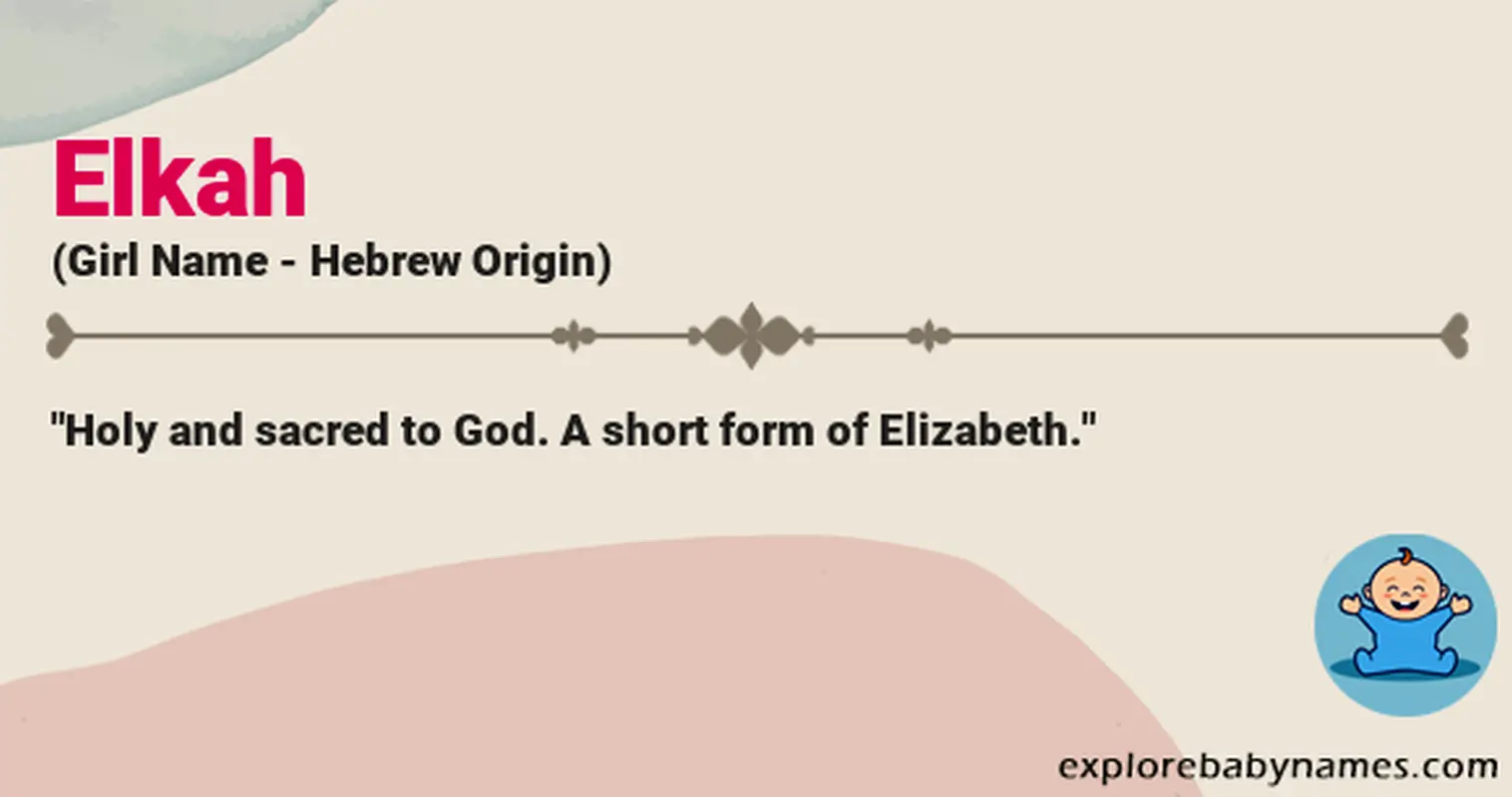 Meaning of Elkah