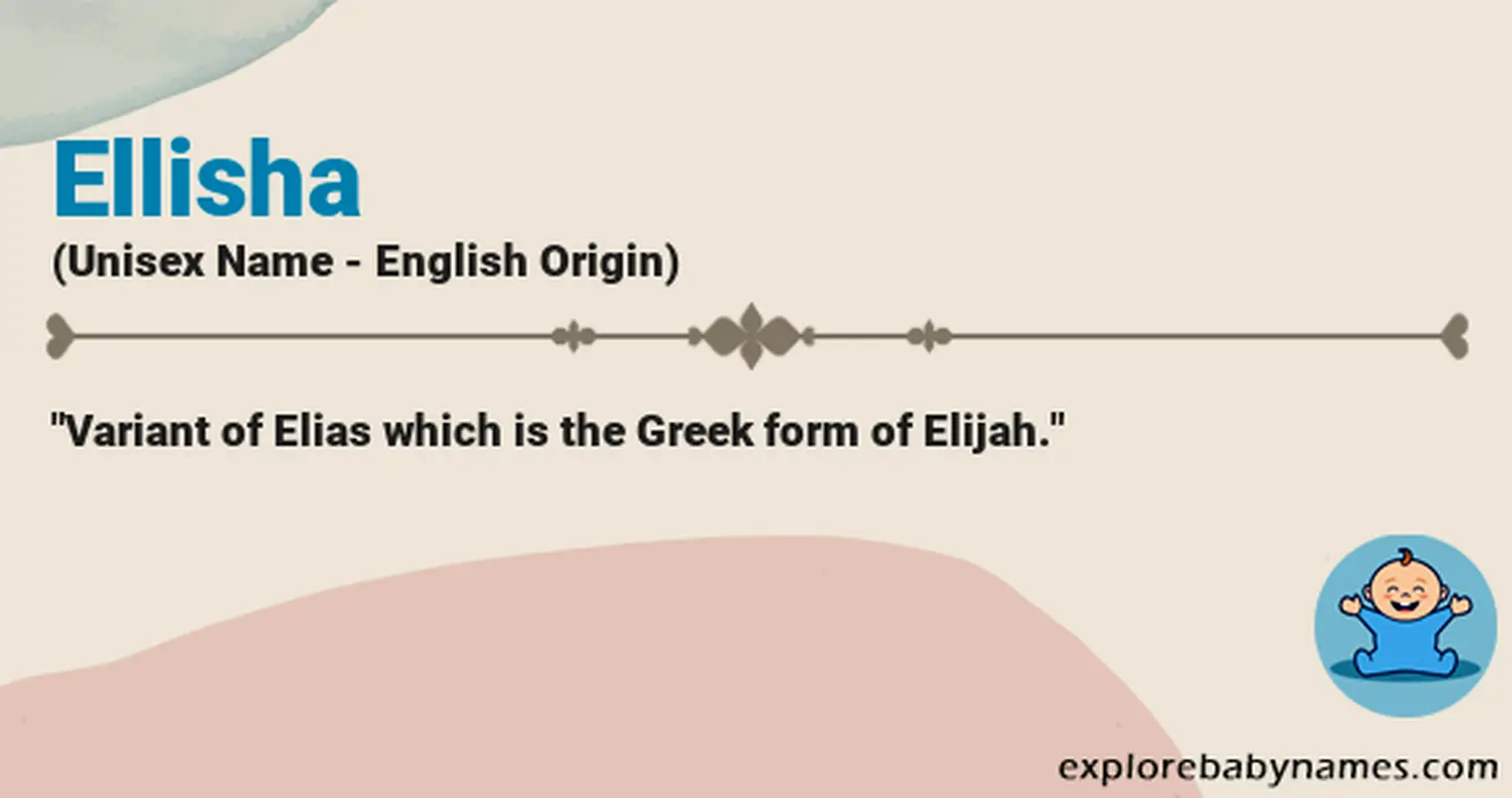 Meaning of Ellisha