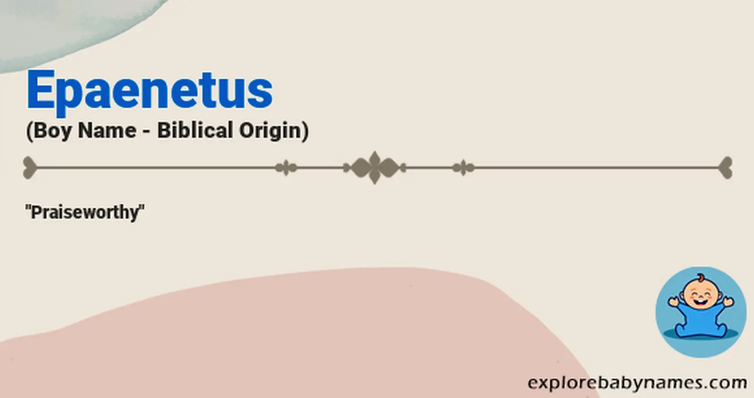 Meaning of Epaenetus