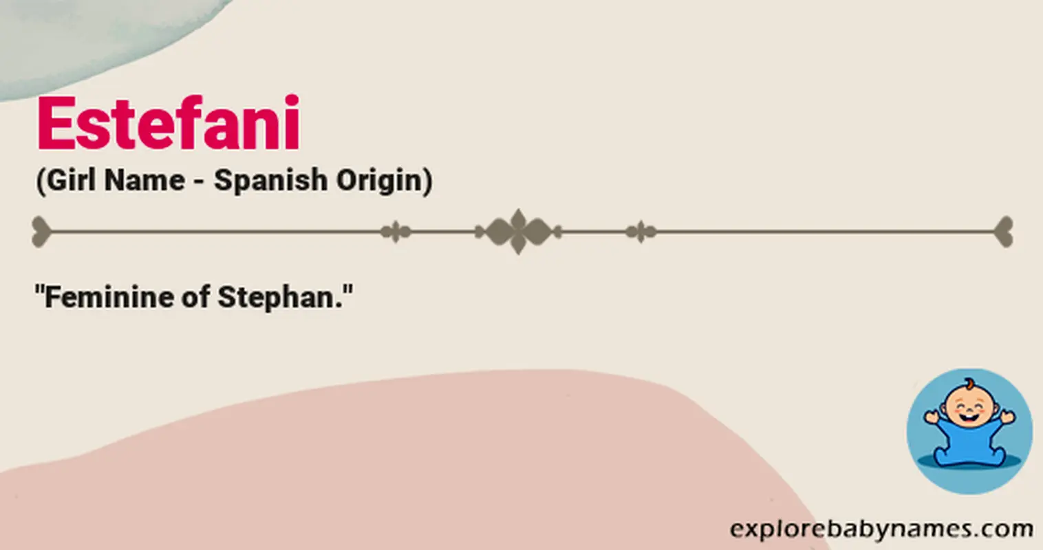 Meaning of Estefani