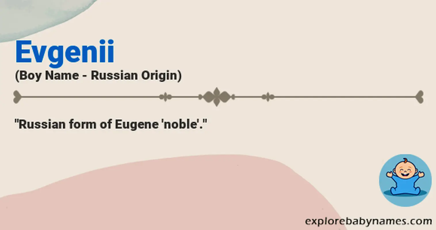 Meaning of Evgenii