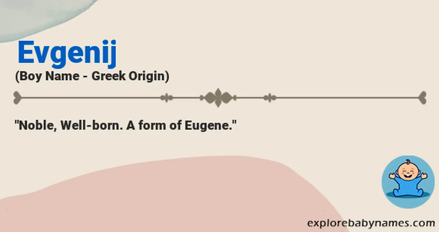 Meaning of Evgenij