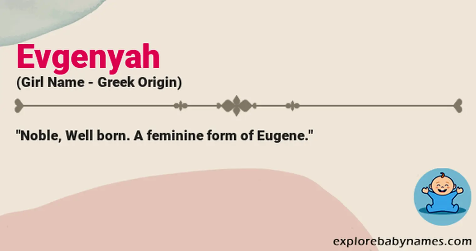 Meaning of Evgenyah