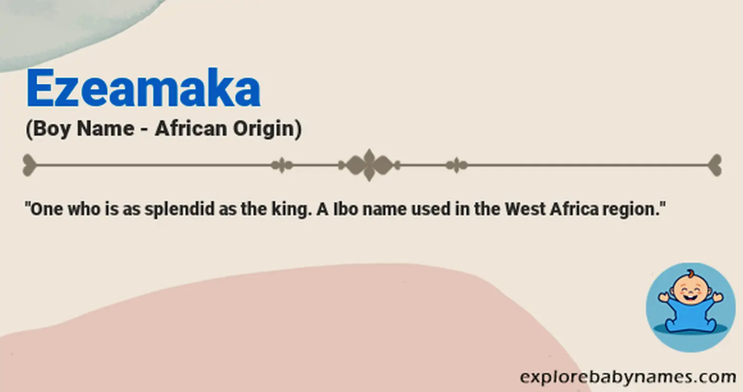 Meaning of Ezeamaka