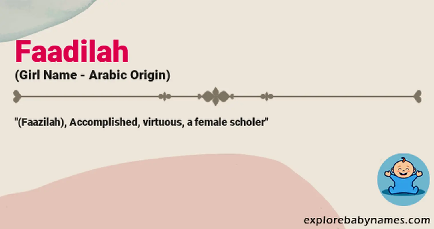 Meaning of Faadilah