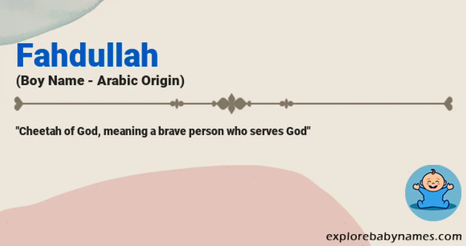 Meaning of Fahdullah