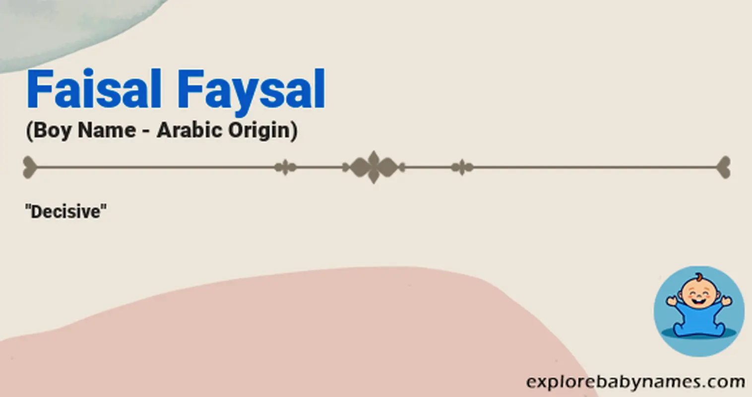 Meaning of Faisal Faysal