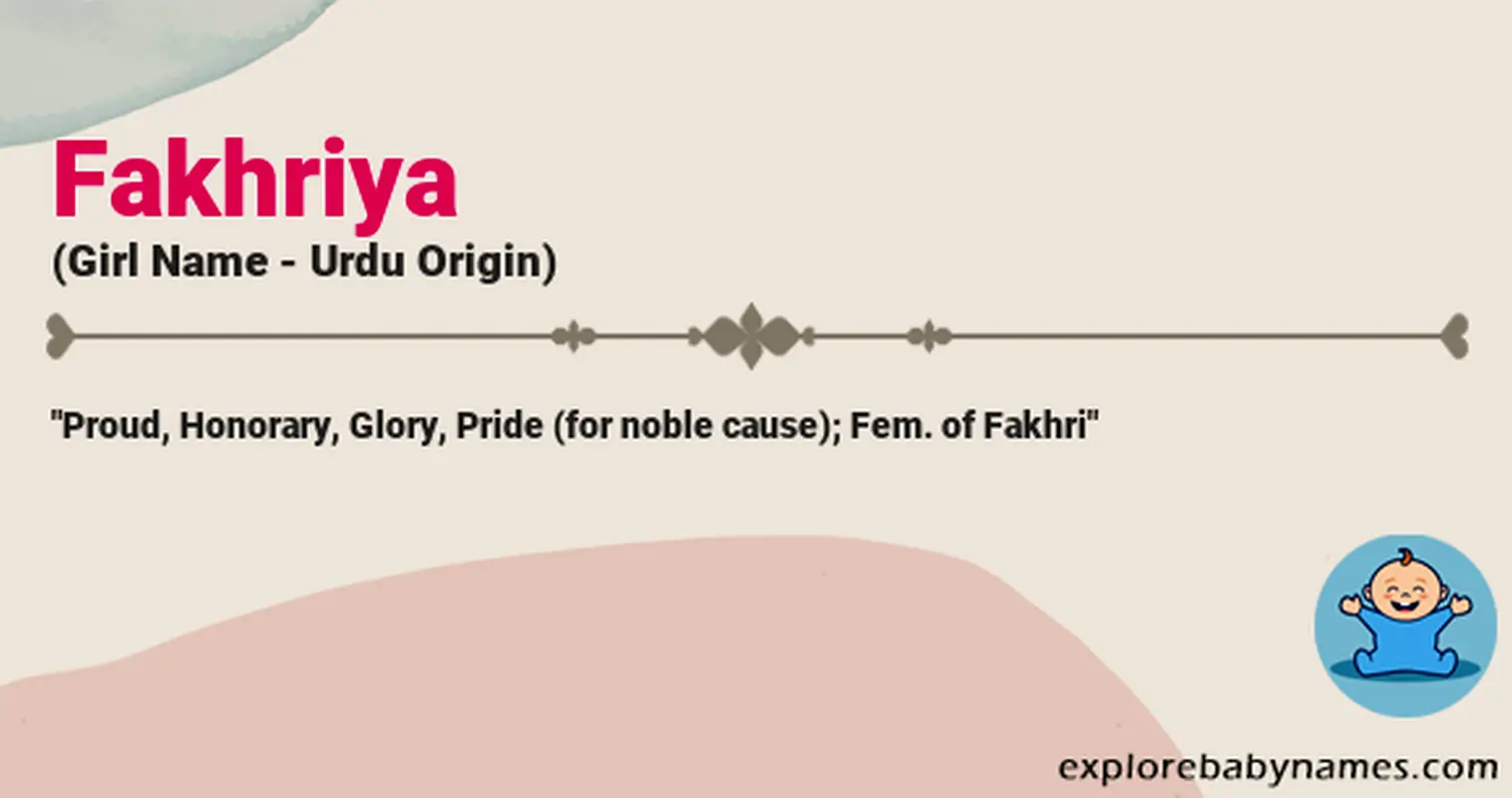 Meaning of Fakhriya