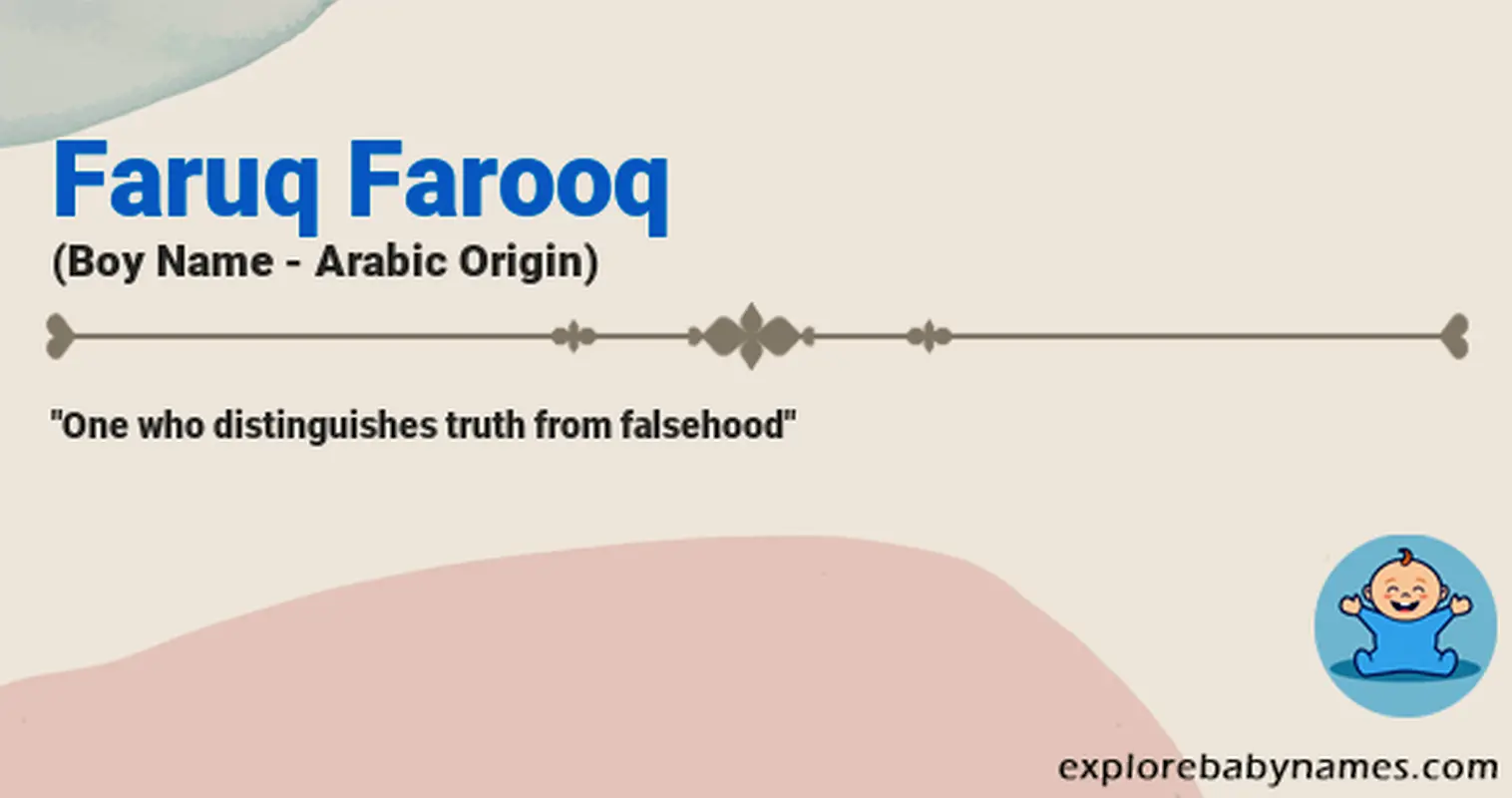 Meaning of Faruq Farooq
