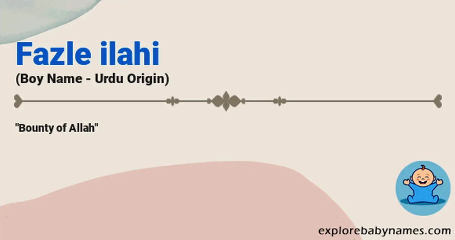 Meaning of Fazle ilahi
