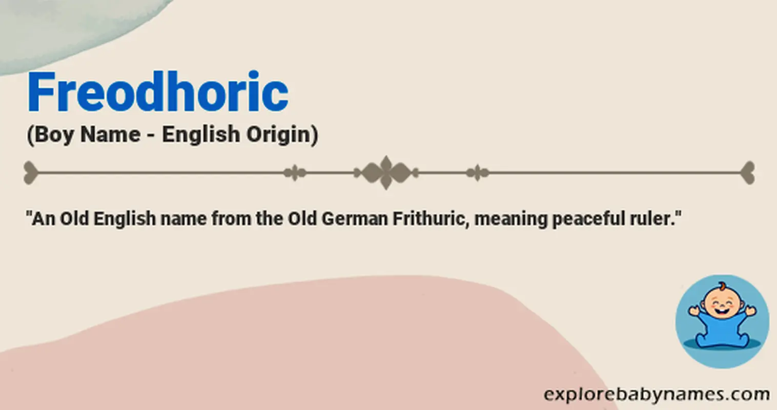Meaning of Freodhoric