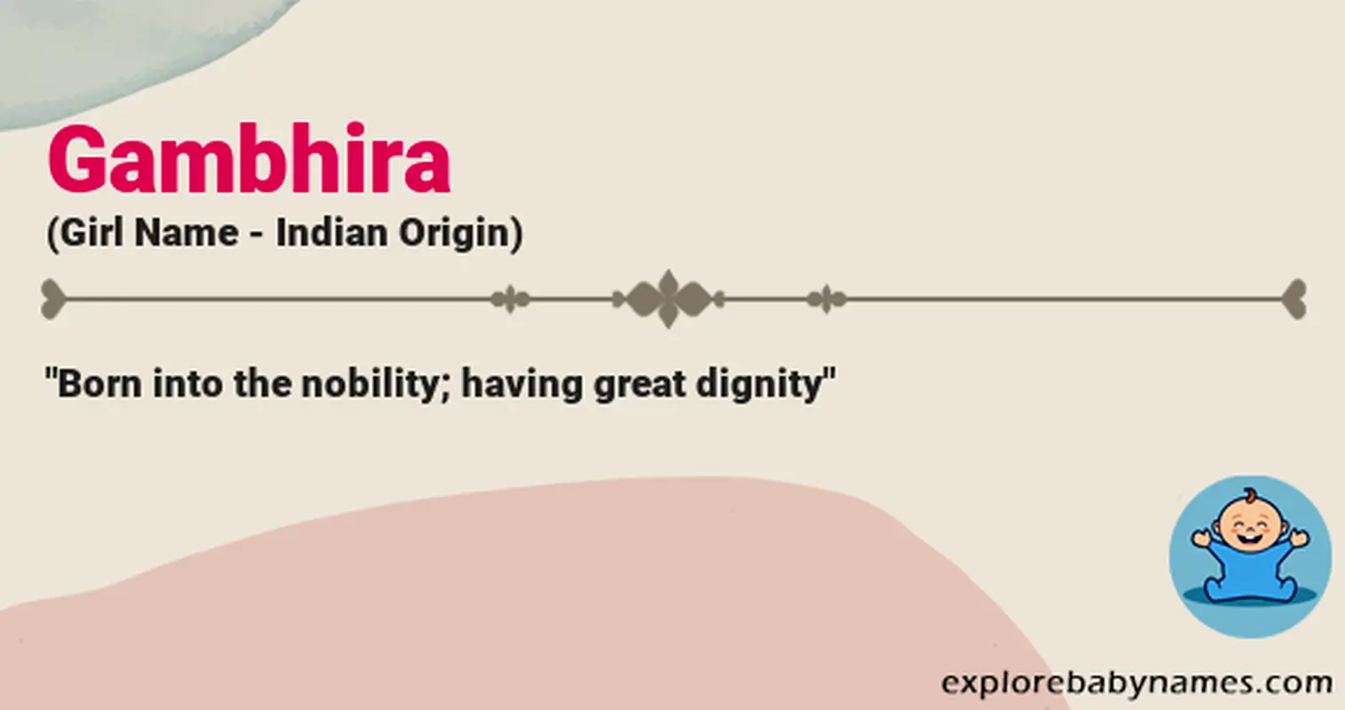 Meaning of Gambhira