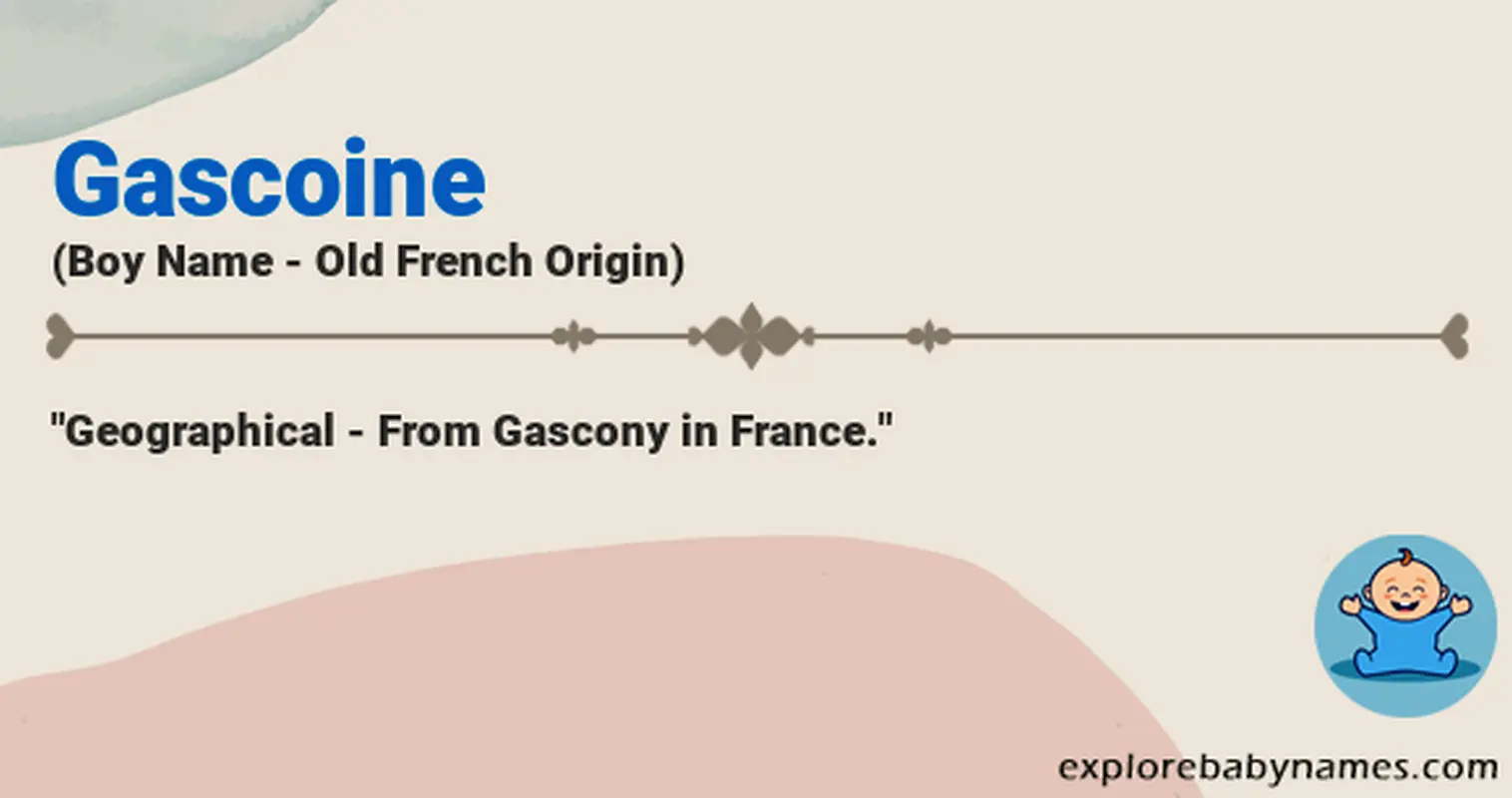 Meaning of Gascoine