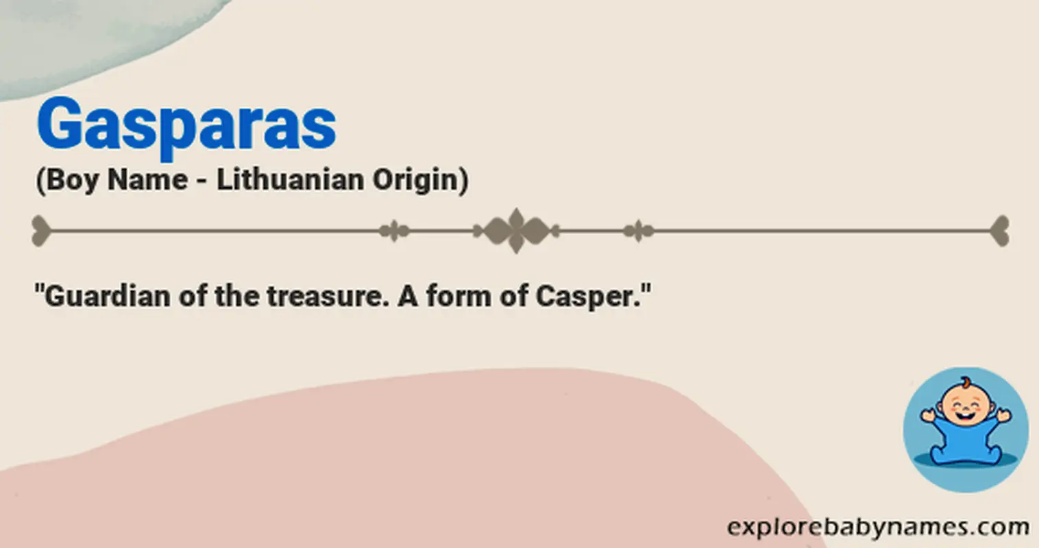 Meaning of Gasparas