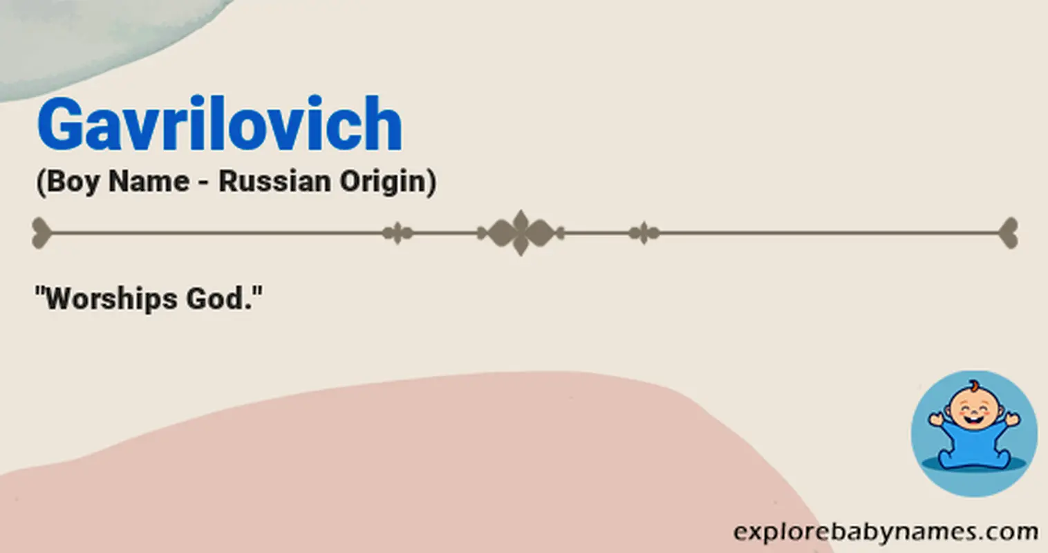 Meaning of Gavrilovich