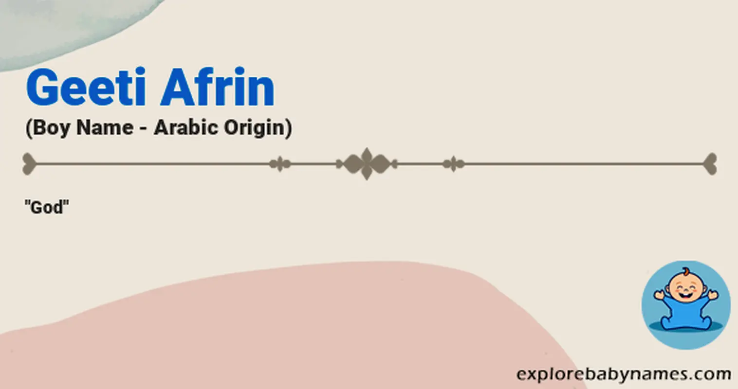 Meaning of Geeti Afrin