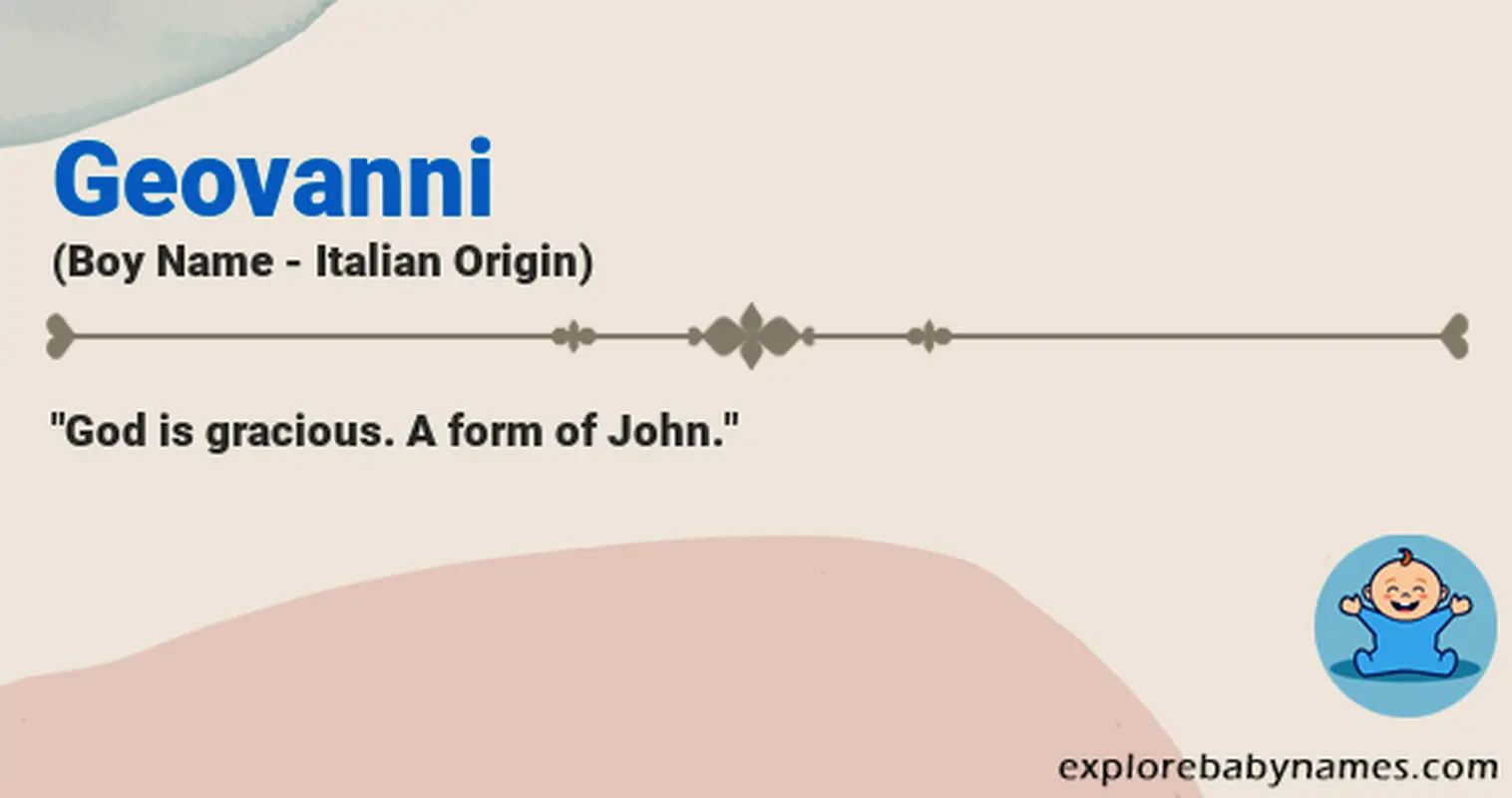 Meaning of Geovanni