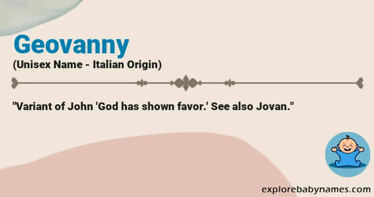 Meaning of Geovanny