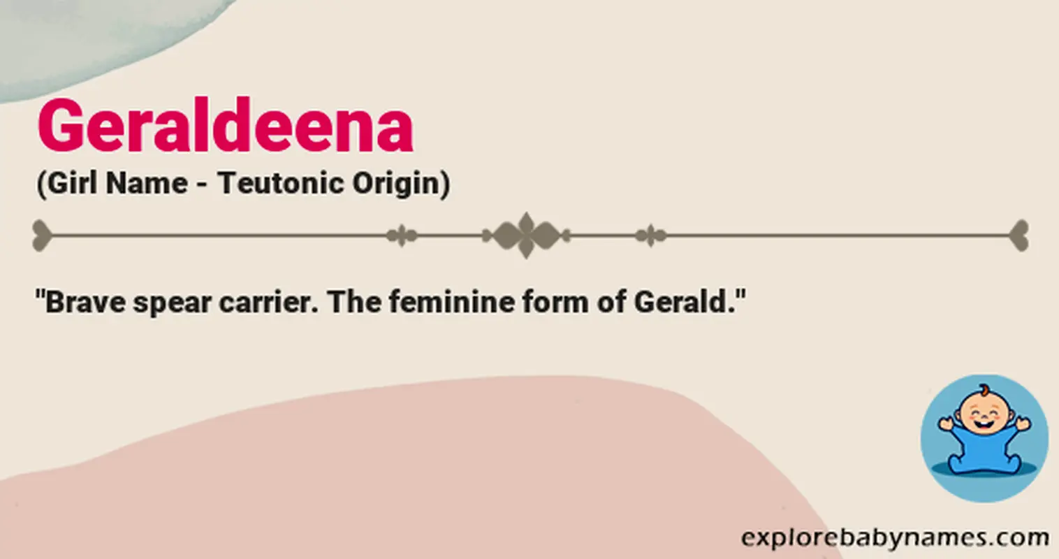 Meaning of Geraldeena