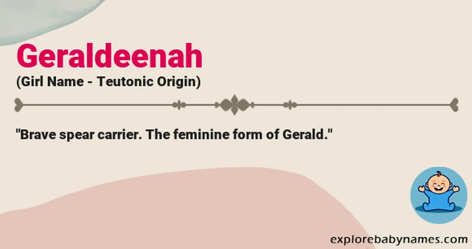 Meaning of Geraldeenah