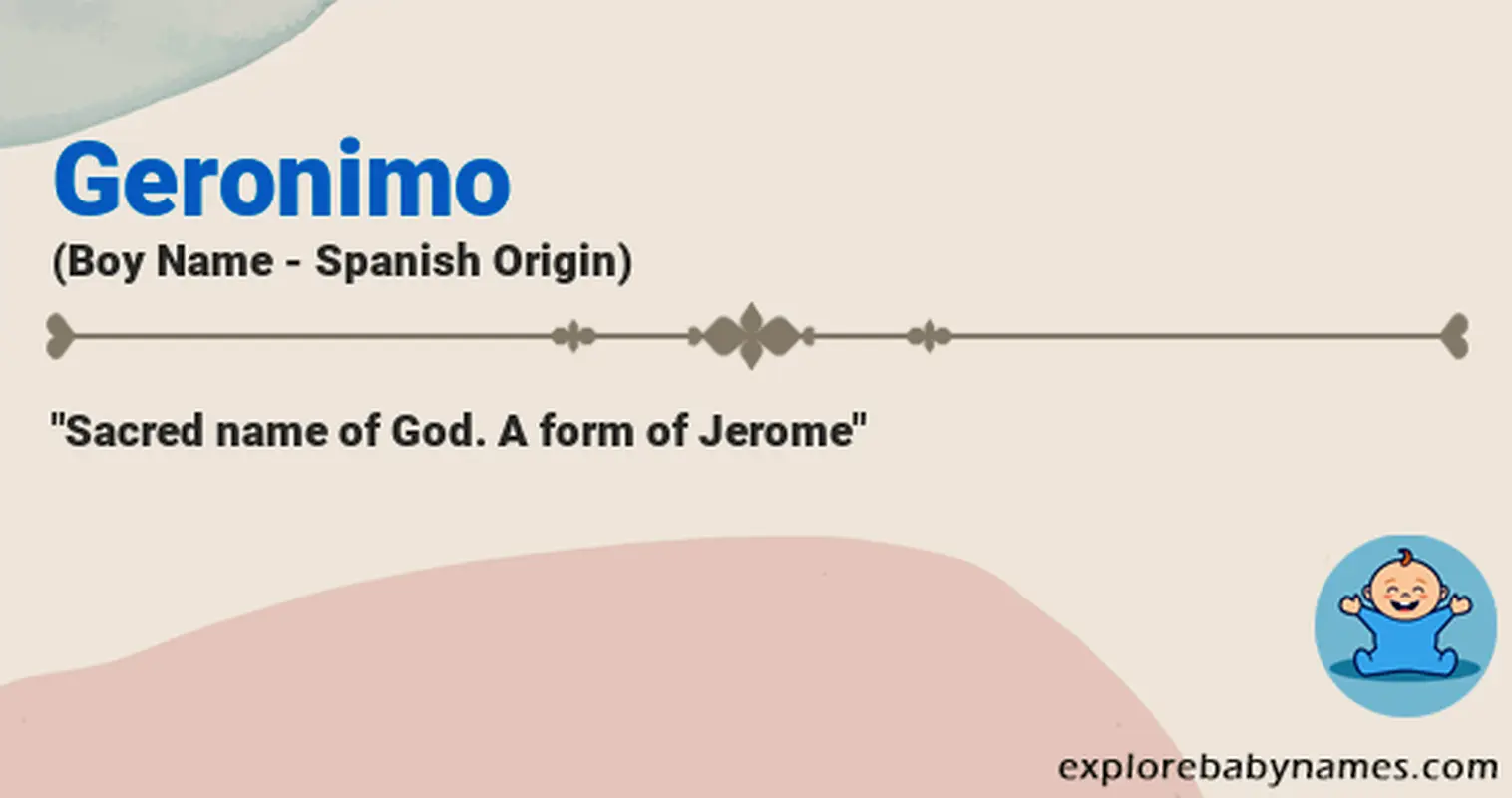 Meaning of Geronimo