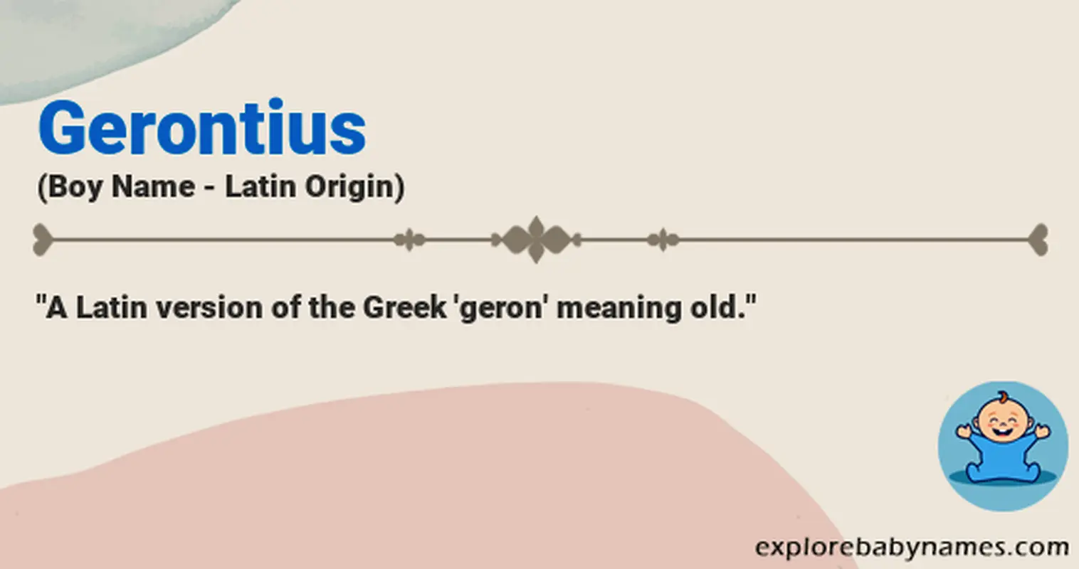 Meaning of Gerontius