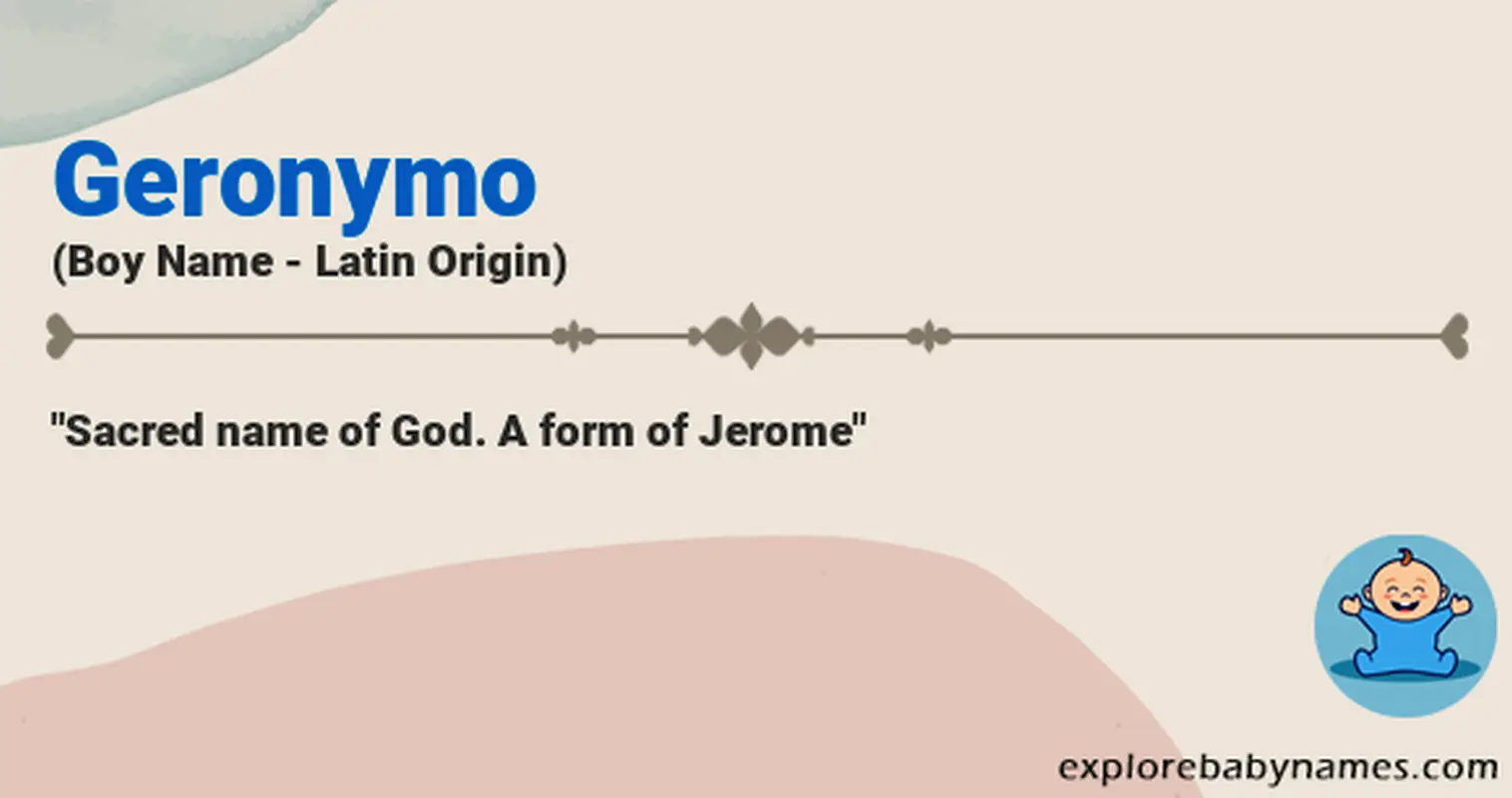 Meaning of Geronymo