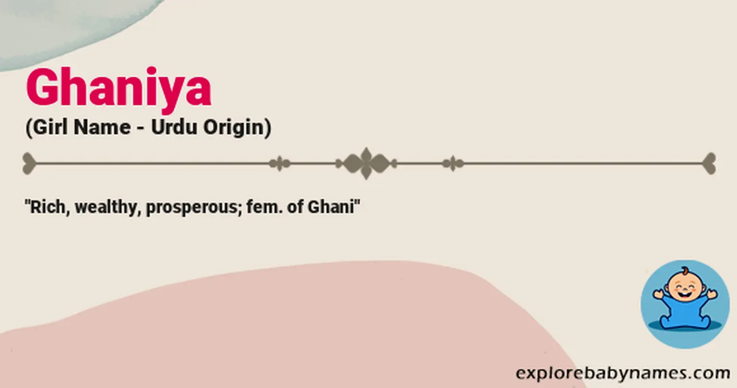 Meaning of Ghaniya