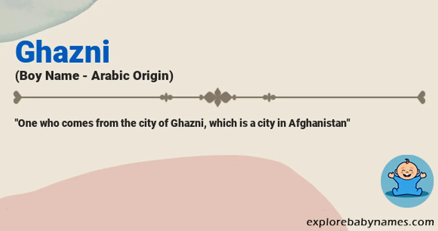 Meaning of Ghazni