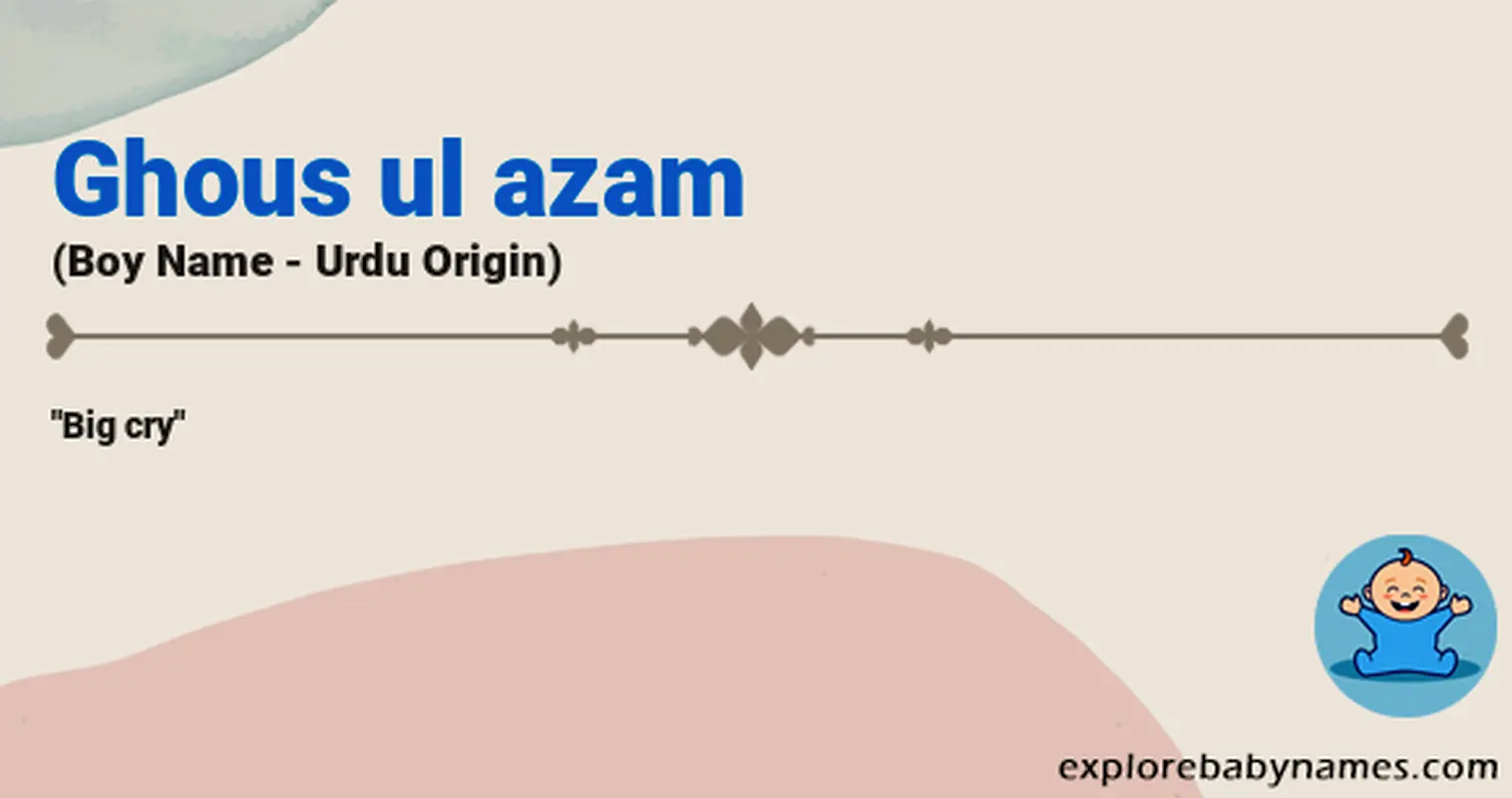 Meaning of Ghous ul azam