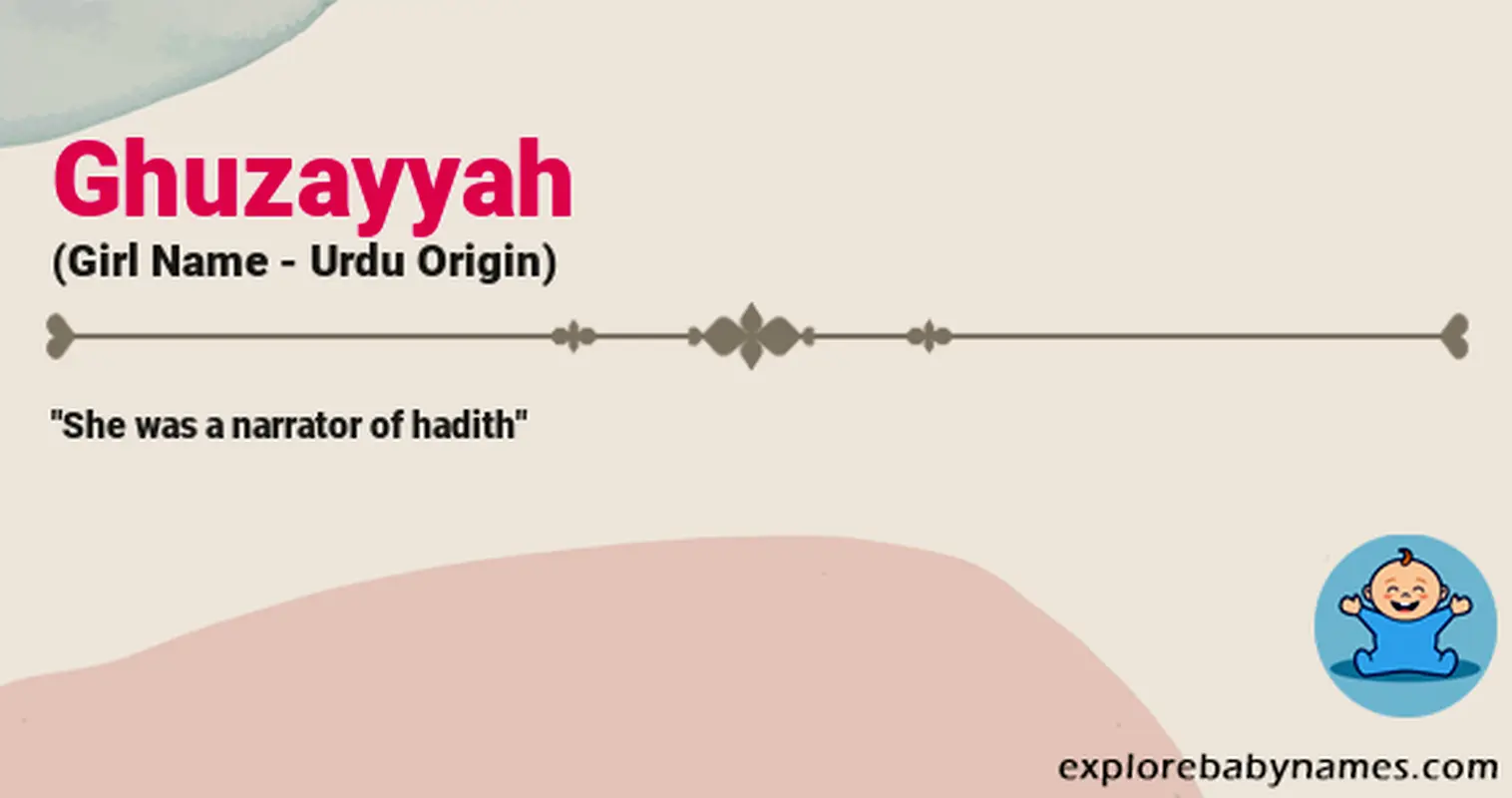 Meaning of Ghuzayyah