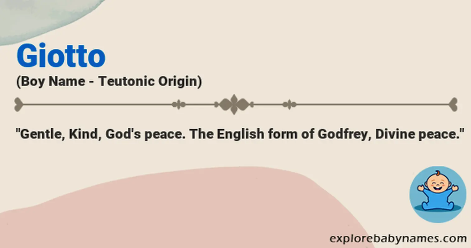 Meaning of Giotto