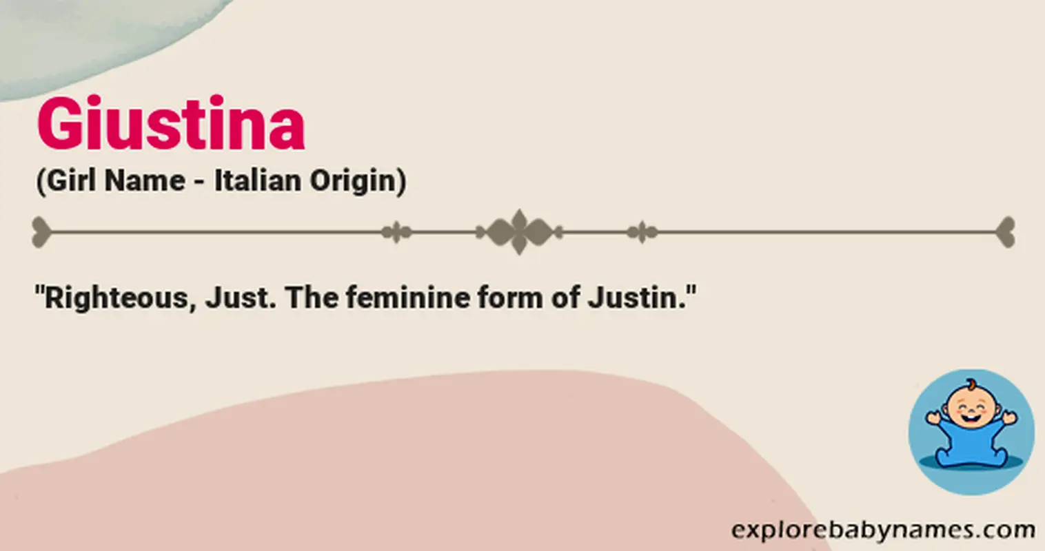 Meaning of Giustina