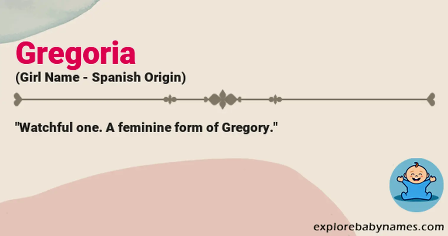 Meaning of Gregoria
