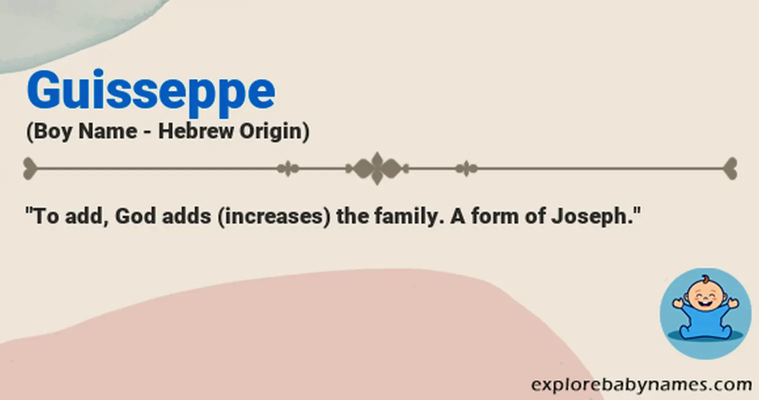 Meaning of Guisseppe
