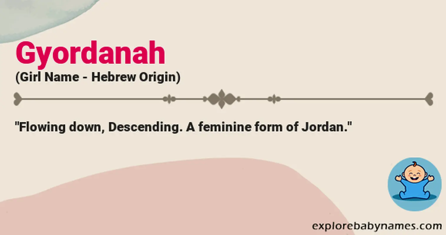 Meaning of Gyordanah