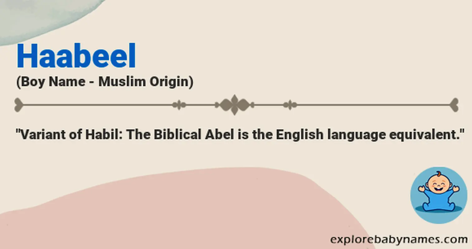 Meaning of Haabeel