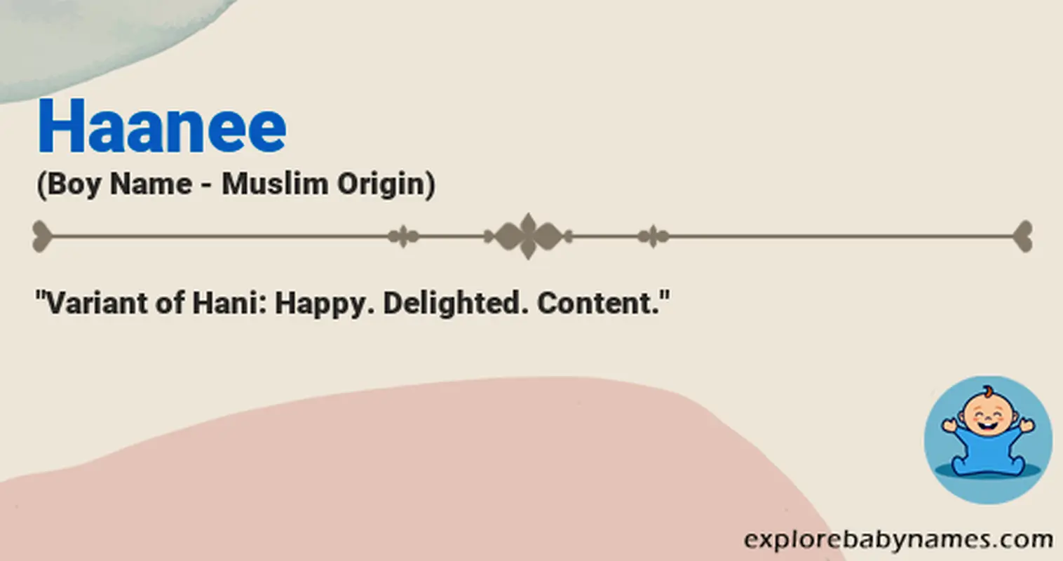 Meaning of Haanee