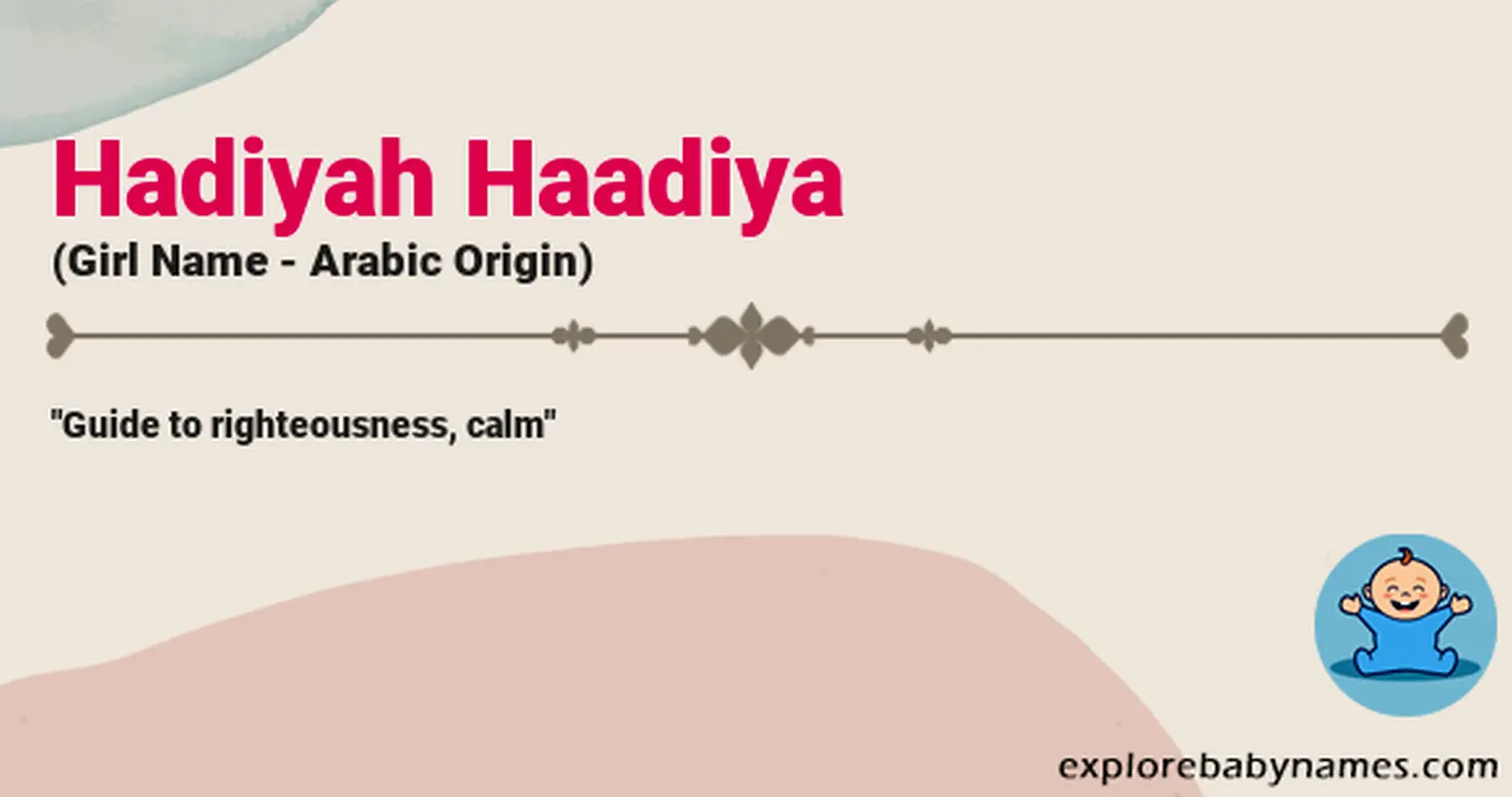 Meaning of Hadiyah Haadiya