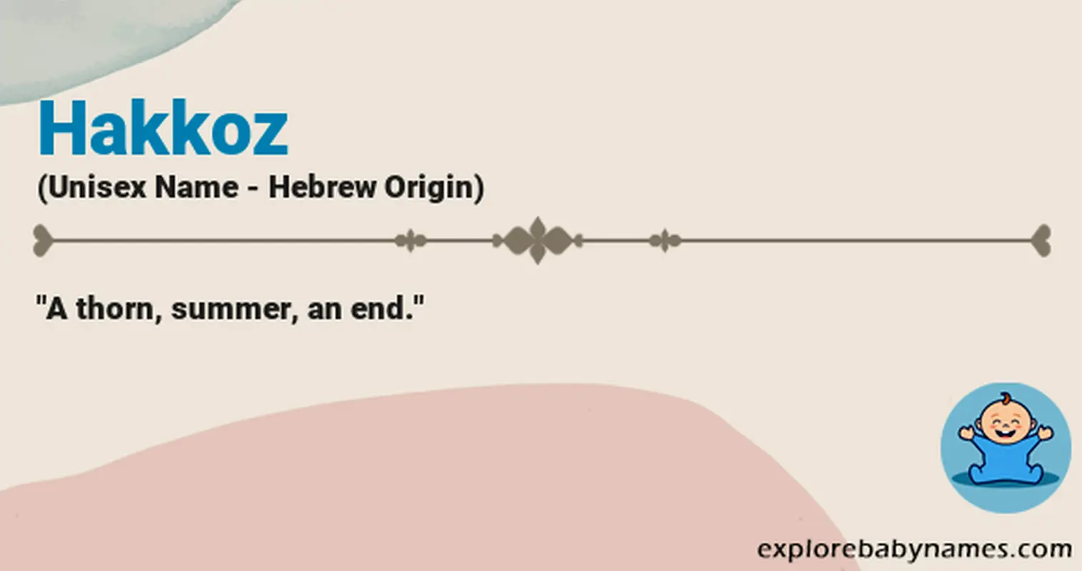 Meaning of Hakkoz