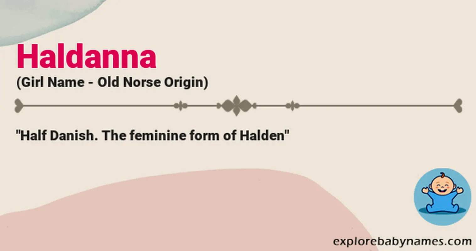 Meaning of Haldanna