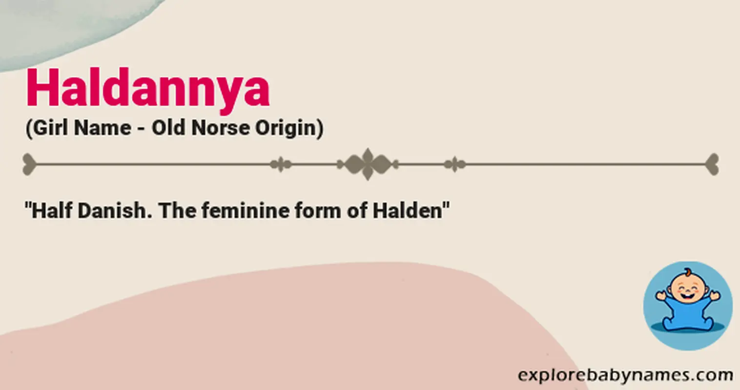 Meaning of Haldannya