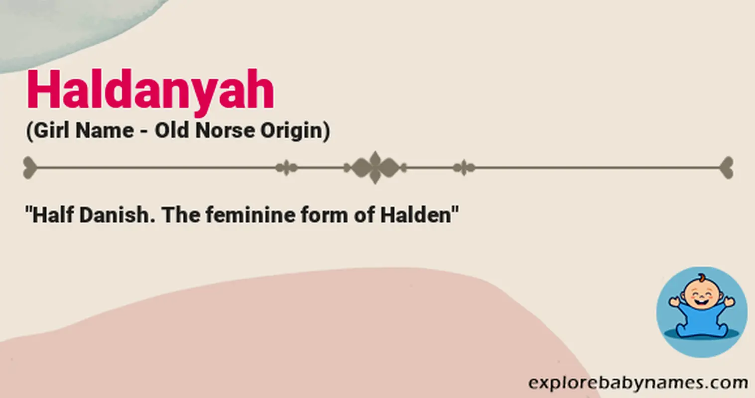 Meaning of Haldanyah